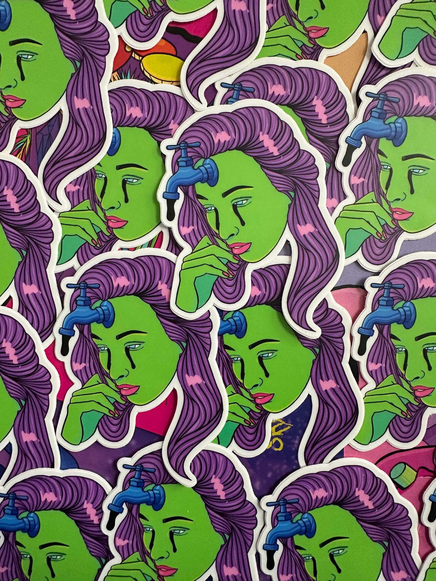 CryBaby Vinyl Stickers (individual)