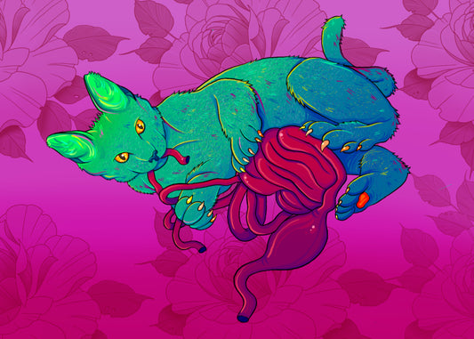 Cat Guts (IBS) Print-(4x6-14x17)