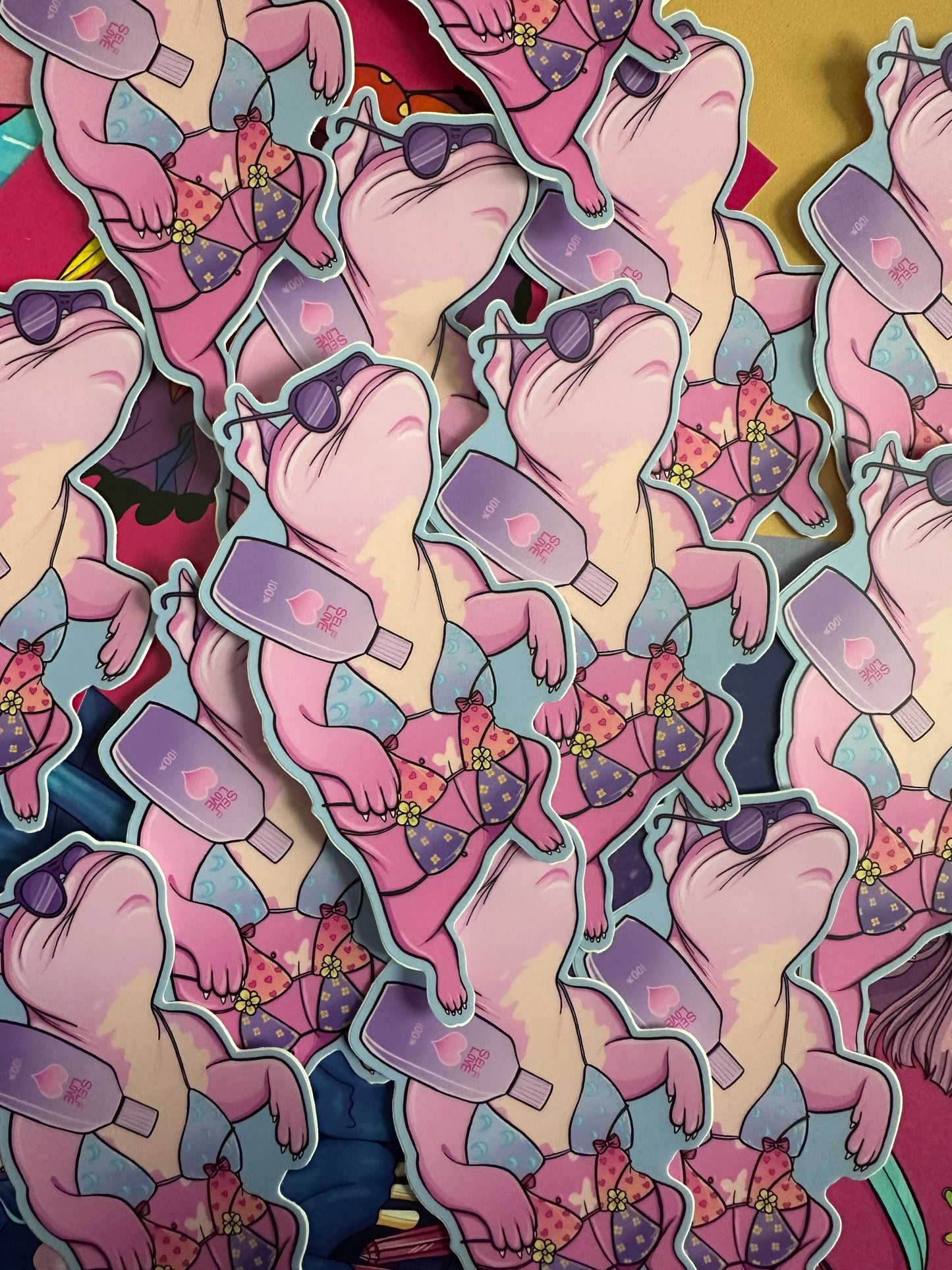 Self-Care Vinyl Stickers (individual)