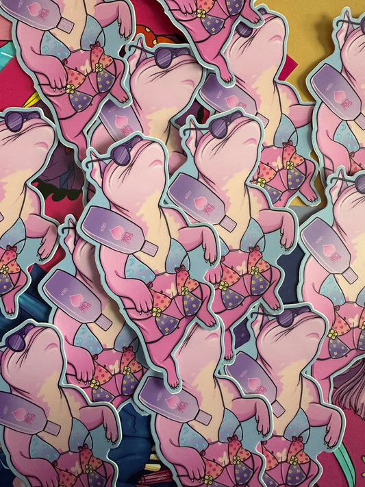 Self-Care Vinyl Stickers (individual)