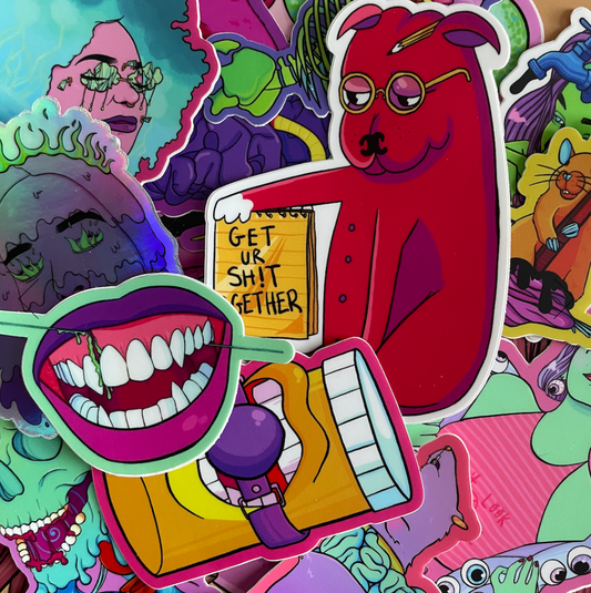 SickKid Vinyl Sticker pack (ALL)
